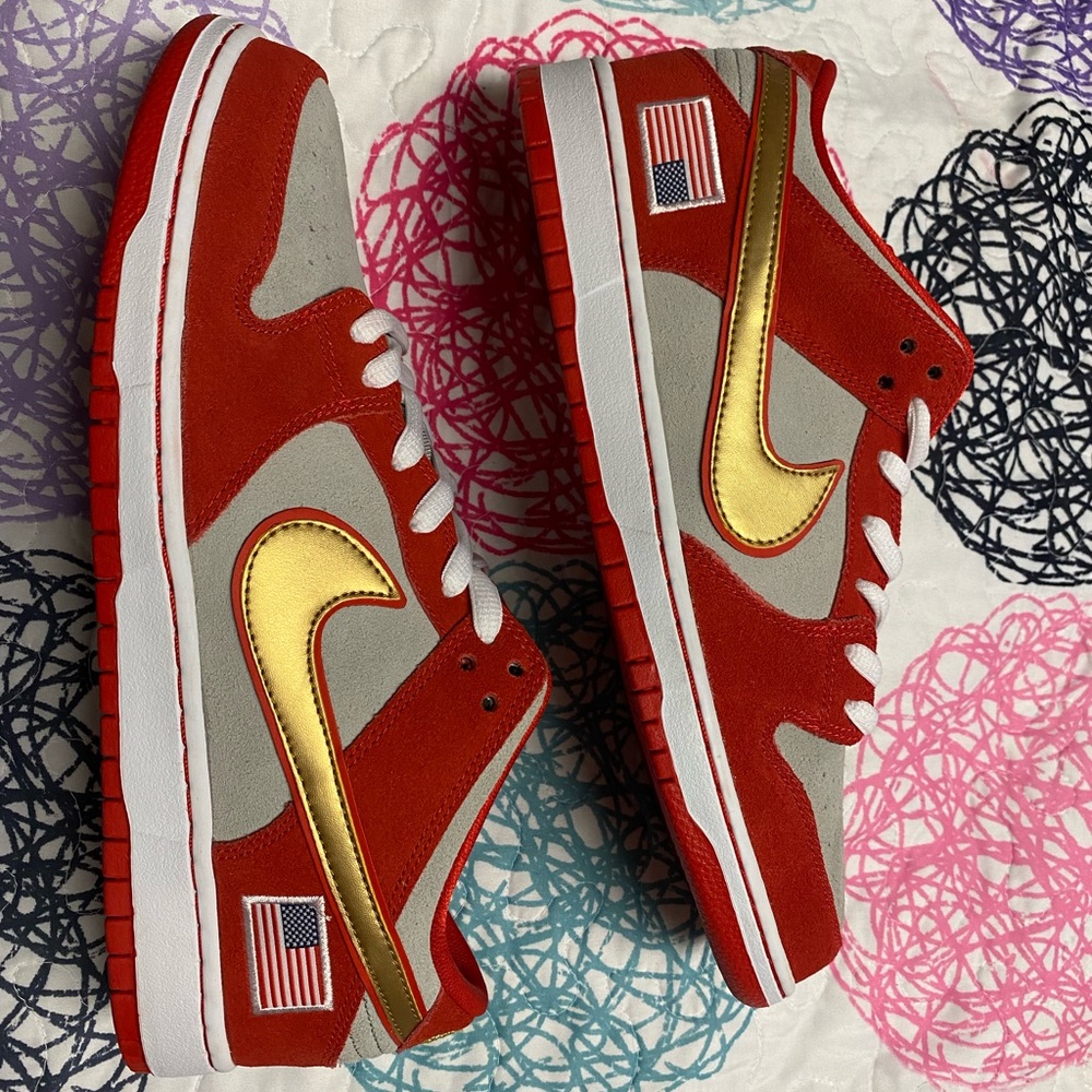 Nike Dunk SB Nasty Boys rare inverted flag size 12